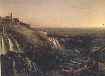 Thomas Cole The Cascatelli,Tivoli,Kooking Towards Rome (mk13) oil painting image